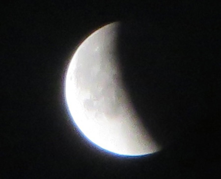 The Moon Returning After The Eclipse Of September 27