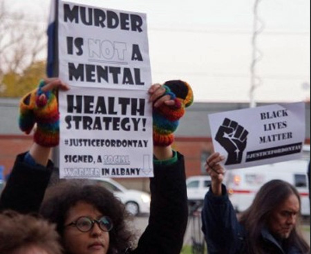 At The April 2015 Rally For Dontay Ivy