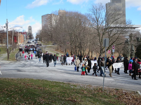 Marchers For Dr. King In Lincoln Park