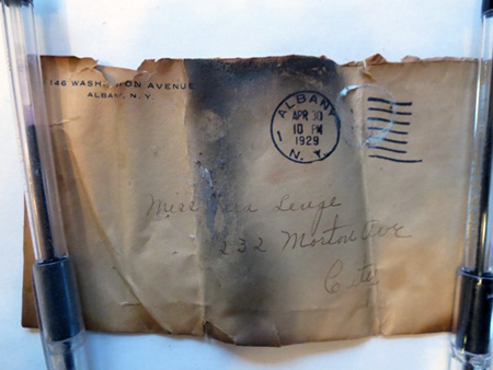 Letter For Miss Vera Lenge, City