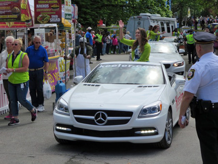 Mayor Sheehan Accompanies 2015 Tulip Queen Alexandra Cronin On Her Way To Give Up Her Crown