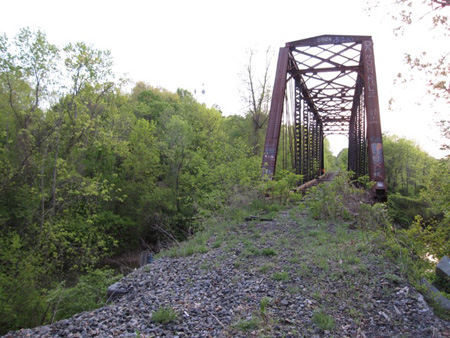 The Suspension Bridge Over The Normanskill In 2010