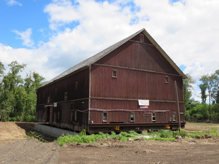 The Enormous Hilton Barn On Its New Foundation