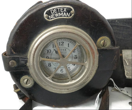 A Much Used Detex Clock