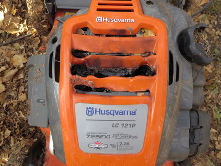 Dangerous Badly Built Husqvarna Lawnmower That For No Reason Burst Into Flames, Don’t Buy Husqvarna