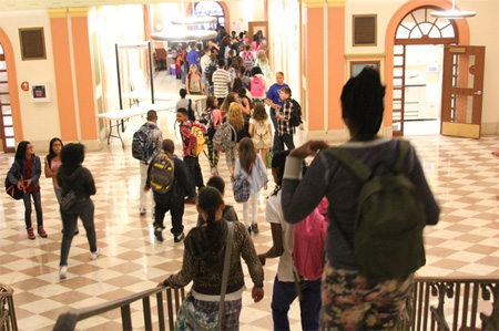 Interior Of Hackett Middle School