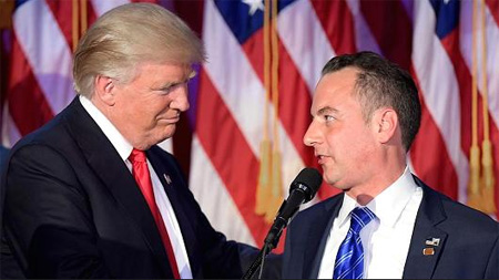Donald Pussygrabber Welcomes Reince Preibus Into The Bedchamber