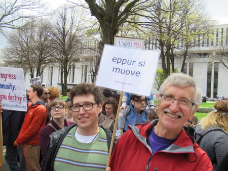 Earth Day Science March, Albany NY… Galileo Said That