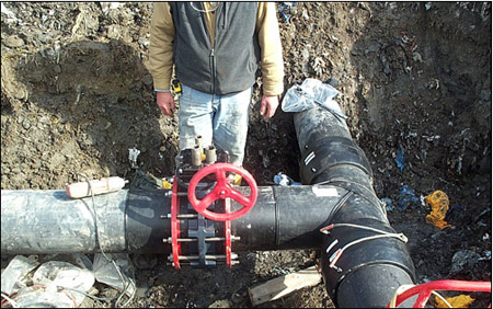 Part Of The Gas Collection System At the Rapp Road Dump