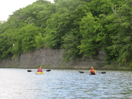 Our Friend Sandra And The Wife Rounding Peebles Island