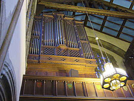 One Half Of The Pipes For The Pipe Organ