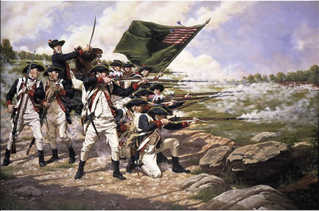Liberal Soldiers Fighting For Independence From The Owners Of The East India Company