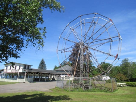 The Vintage Ferris Wheel, Note The Carefully Kept Grounds 