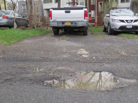 Action Shot: The Hole Is Perfectly Positioned To Catch My Truck Every Time 