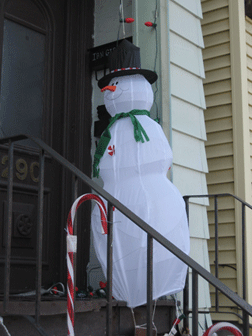 Frosty In A South End Doorway