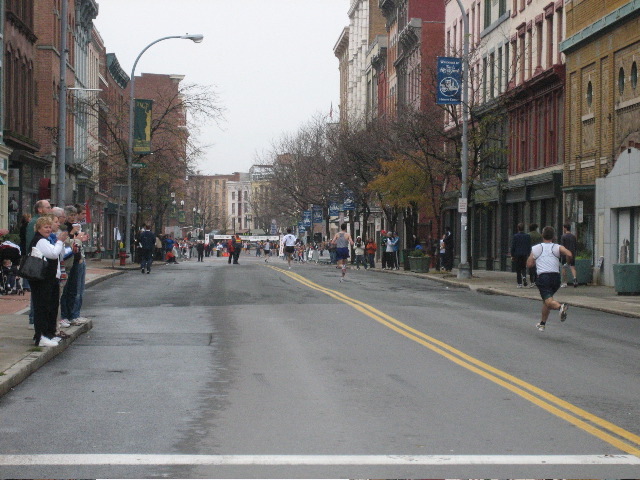 Approaching the finish