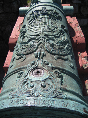 Late 1700s Spanish Cannon From The Caribbean, The Original Cannons Went To Boston