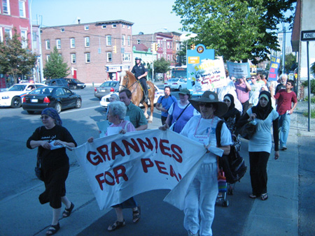 March To Support Aref And Hossain,  Central Avenue In Albany, August 2009