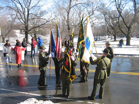 DEC Officers Prepare To Furl The Flags