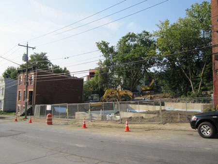 Construction Of Homes Along Morton Avenue