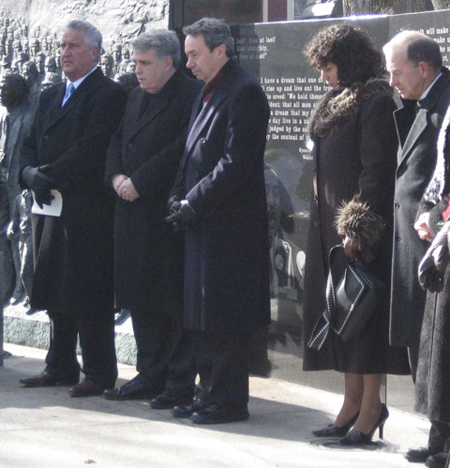 Helena Heath-Roland Stands Up Front with The Big Boys, Jerry Jennings, Jack McEneny, Ron Canestrari And Bob Reilly, MLK Day 2008