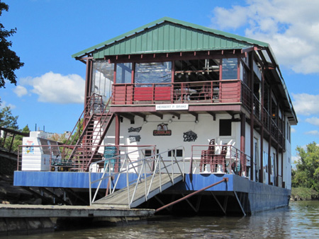 Floating Restaurant Near The Boat Launch