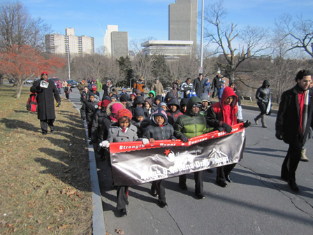Brighter Choice "Drill Team" On A Forced March