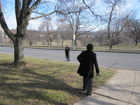 Before The Event: Albany County Legislator Luci McKnight Calls After Congressman Paul Tonko, Who Walked The Route Twice