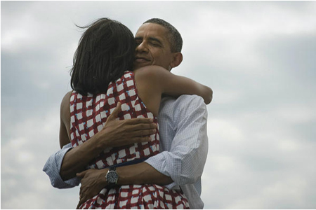 Photo That Accompanied President Obama's Nov. 7 Victory Tweet