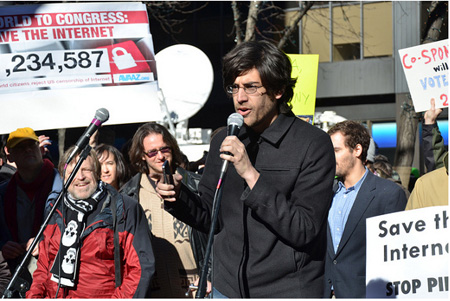Aaron Swartz Last January