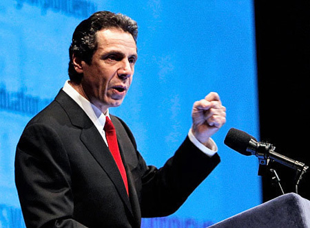 Governor Andrew Cuomo Announcing His Support For Non-Indian Casinos, Albany 2011