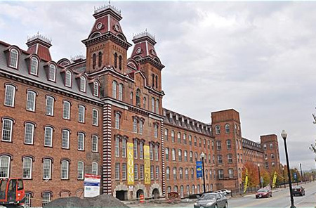 Harmony Mills In Cohoes, A Derelict Factory Building Converted To High End Apartments