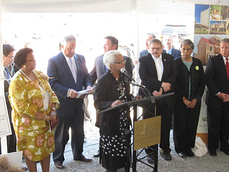Joann Morton, President Of The South End Neighborhood Association Praises The Project
