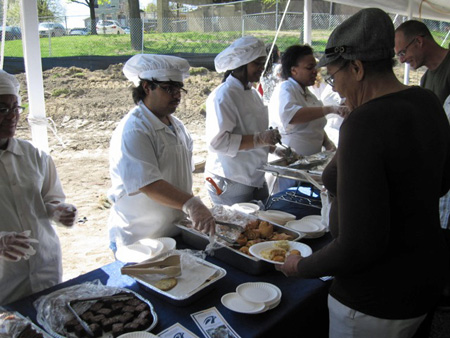 Culinary Students From Abrookin Vocational Tech Center Feed The Atendees