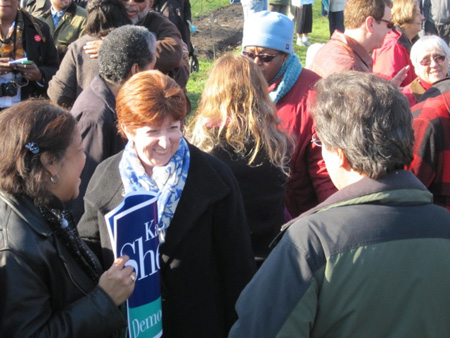 Kathy Sheehan Officially Announcing Her Candidacy For Mayor, Nov. 2012