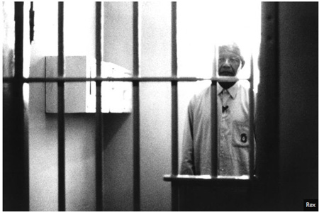 Nelson Mandela In His Cell On Robbin Island
