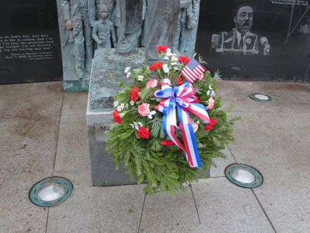The Wreath At Dr. King's Feet