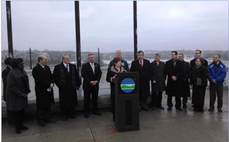 Announcing The LTCP Last January At “Jennings Landing,” Which Was Flooded By The Beaverkill In August