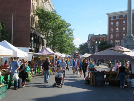 Saturday Morning Troy Farmer’s Market At 9:30, A Half Hour Before It’s Officially Open
