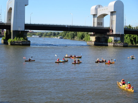 The Flotilla Finally launches From Troy Just Before Noon