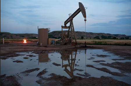 Fracking Well In North Dakota