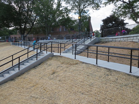 The New Steps At The Lincoln Park Poolhouse