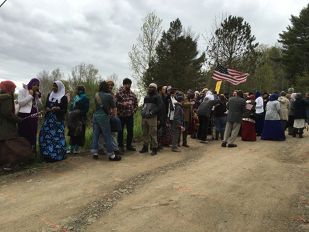 Residents And Visitors Wait For The Bare Naked Islam Nitwits To Attack Islamberg