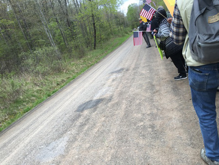 Tension Mounts Along The Line Of Residents And Visitors As The Knuckleheads Approach