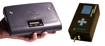 Black Carbon Monitor And Ultrafine Particle Counter Both With GPS Used By Air Quality Monitors In The South End