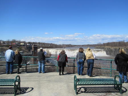 The Cohoes Falls Overlook