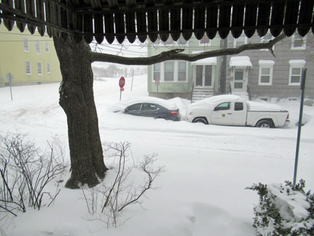 View From My Front Door On March 14