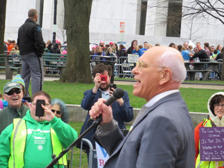 Congressman Paul Tonko, Earth Day Science March, Albany NY