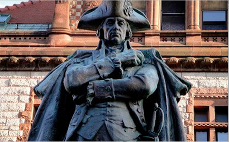 General Philip Schuyler In Front Of Albany City Hall