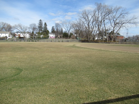 This Baseball Diamond At Woodlawn Park Can Hold 750,000 gallons of Beaverkill Runoff